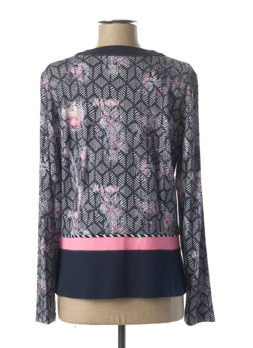 Gilet manches longues bleu PAUPORTÉ pour femme