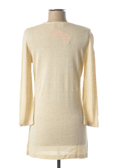 Pull tunique beige WEINBERG pour femme