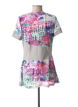 T-shirt col v manches courtes violet PAUPORTÉ femme