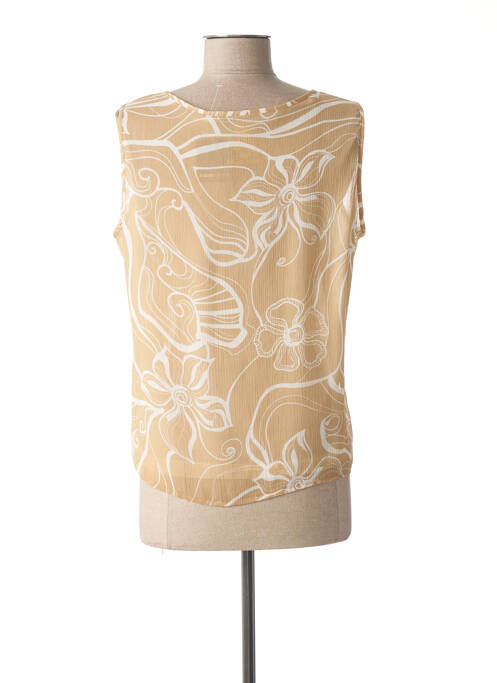 Top beige FRANK WALDER pour femme