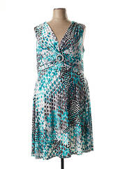 Robe mi-longue bleu ANNE KELLY pour femme seconde vue