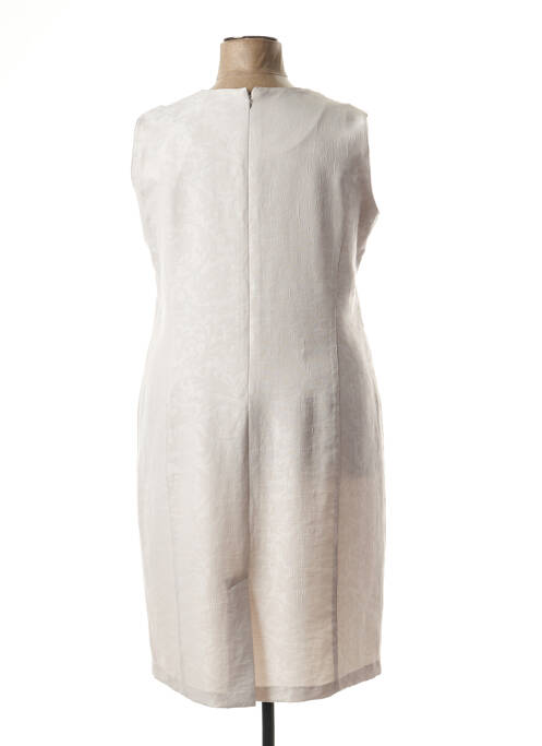 Robe mi-longue gris ANNE KELLY pour femme