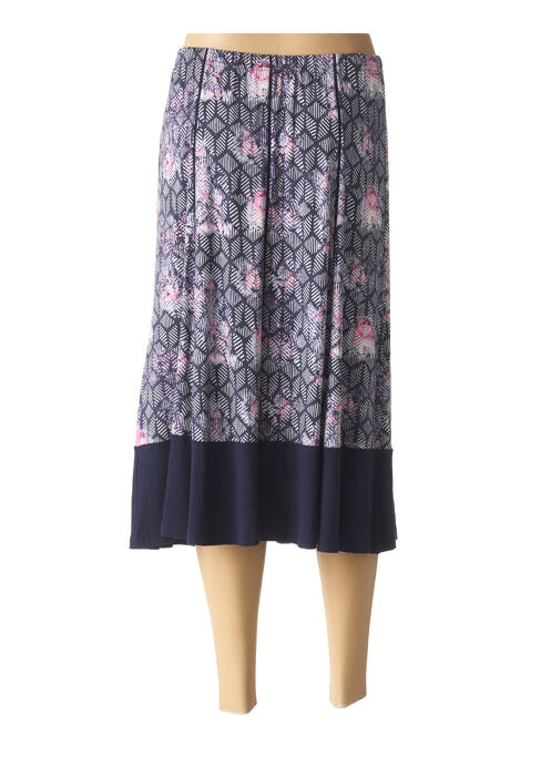 Jupe mi-longue bleu PAUPORTÉ pour femme