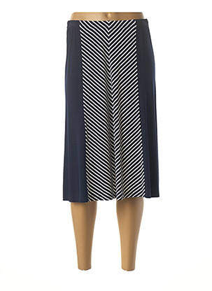 Jupe mi-longue stretch bleu PAUPORTÉ femme
