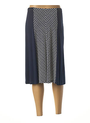 Jupe mi-longue stretch bleu PAUPORTÉ femme