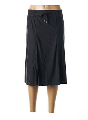 Jupe mi-longue stretch noir PAUPORTÉ femme