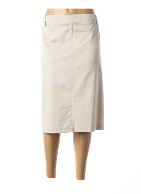 Jupe mi-longue beige BASLER pour femme