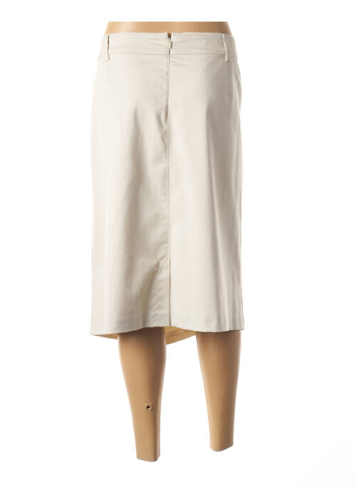 Jupe mi-longue beige BASLER pour femme