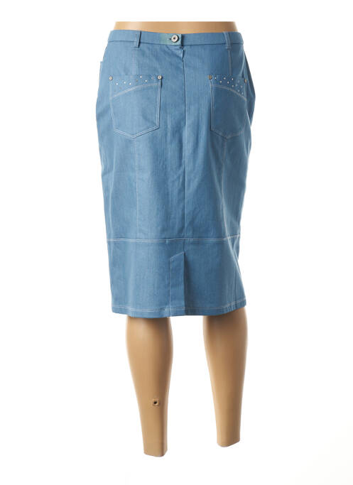 Jupe mi-longue bleu PAUPORTÉ pour femme
