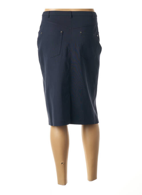 Jupe mi-longue bleu PAUPORTÉ pour femme