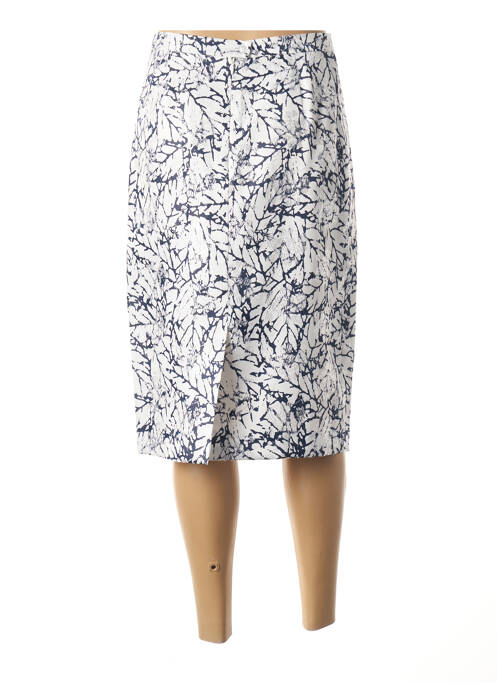 Jupe mi-longue bleu WEINBERG pour femme