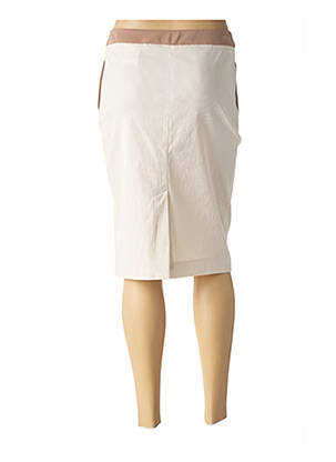 Jupe mi-longue stretch gris WEINBERG femme