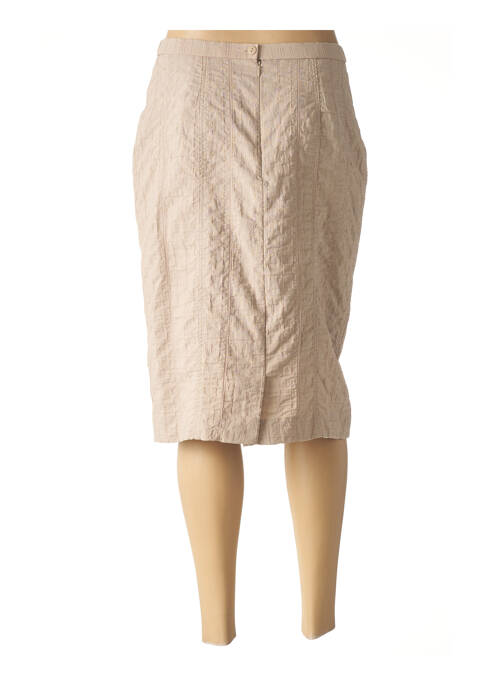 Jupe mi-longue beige PAUPORTÉ pour femme