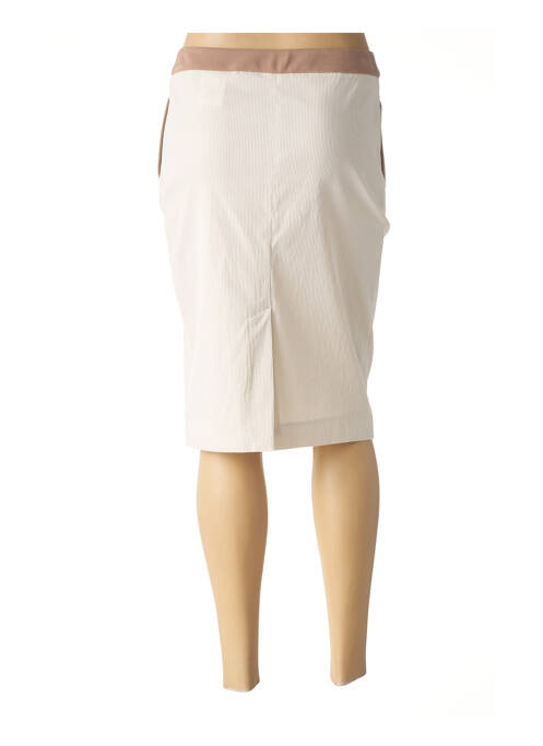 Jupe mi-longue beige WEINBERG pour femme