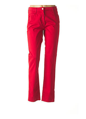 Pantalon slim stretch taille normale rouge PAUPORTÉ femme