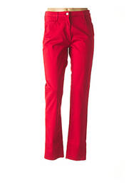 Pantalon slim stretch taille normale rouge PAUPORTÉ femme
