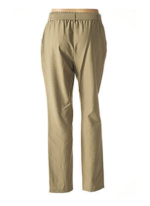 Pantalon droit taille élastique vert PAUPORTÉ femme
