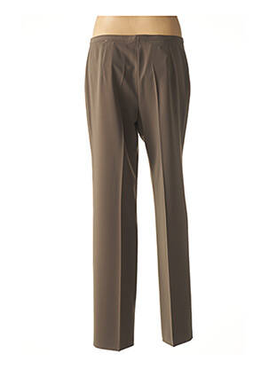 Pantalon droit stretch taille basse vert BASLER femme
