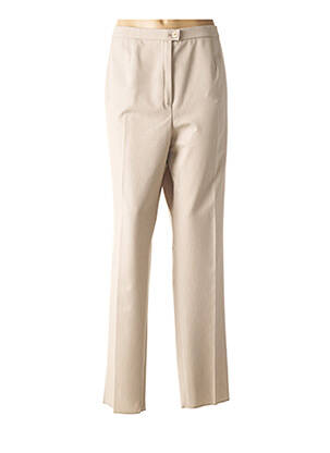 Pantalon droit stretch beige KARTING femme