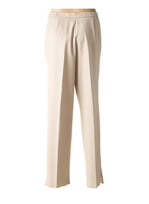 Pantalon droit stretch beige KARTING femme