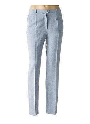 Pantalon slim taille élastique bleu WEINBERG femme