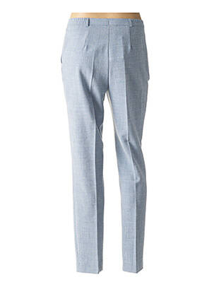 Pantalon slim taille élastique bleu WEINBERG femme