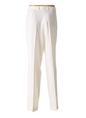 Pantalon droit blanc SAINT HILAIRE pour femme seconde vue