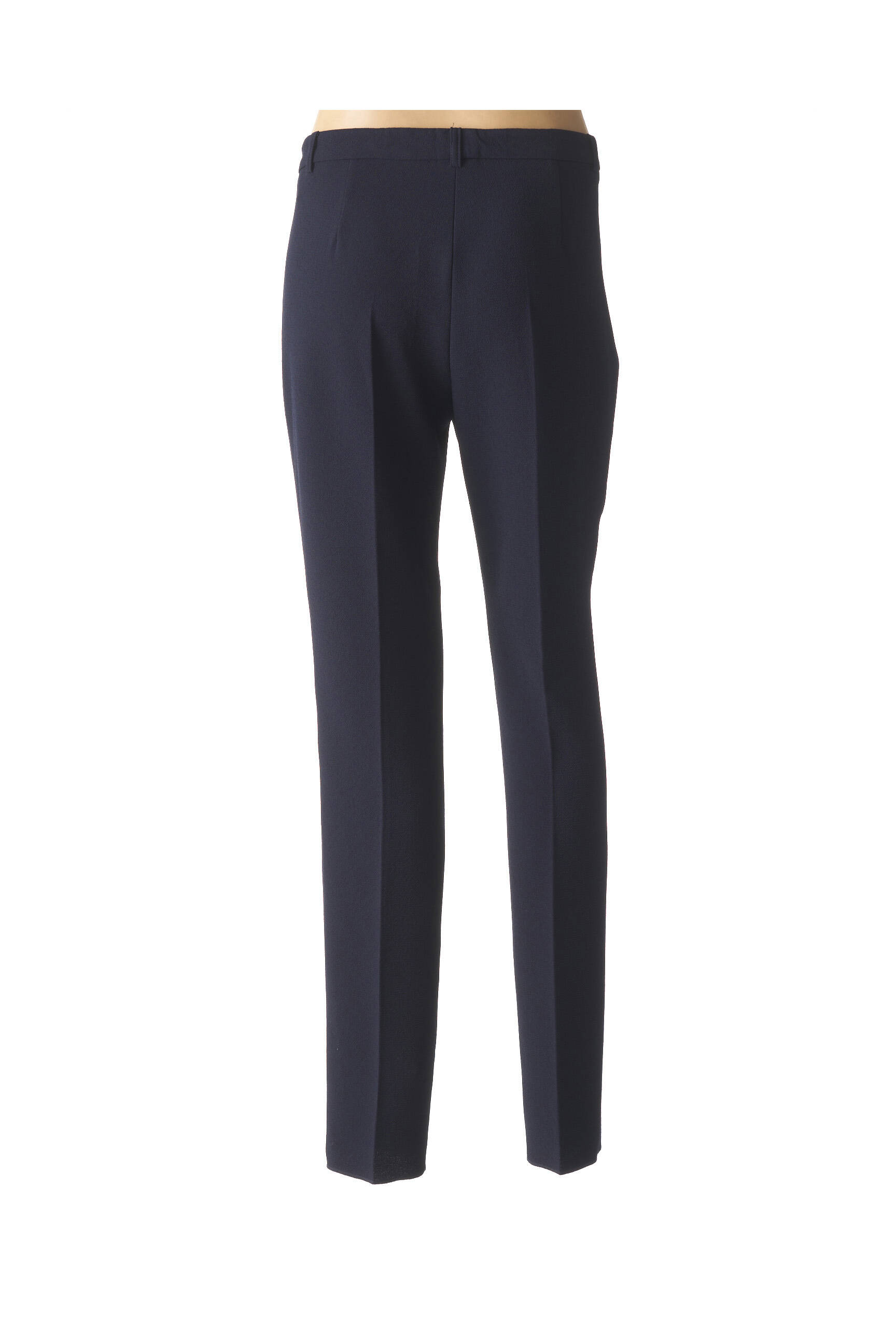 Pantalon slim taille haute taille haute bleu PAUPORTÉ femme