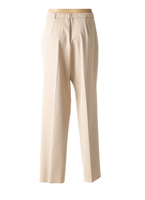 Pantalon droit beige K'TENDANCES pour femme