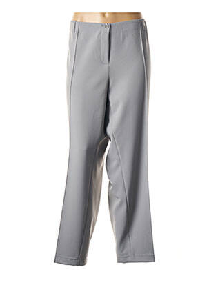 Pantalon droit stretch gris BASLER femme