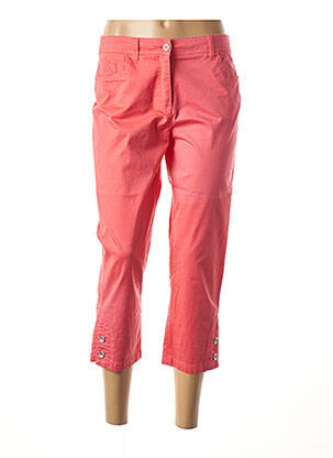 Pantacourt rose BRANDTEX pour femme