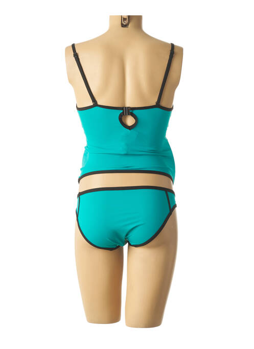 Maillot de bain maternité bleu CACHE COEUR pour femme