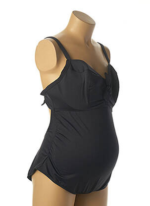 Maillot de bain maternité stretch noir CACHE COEUR femme