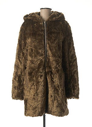 Mode Manteaux en tricot Tricots Rino & Pelle Manteau en tricot noir-brun style d\u00e9contract\u00e9 