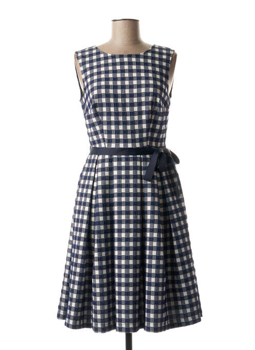 Robe mi-longue bleu LA FEE MARABOUTEE pour femme