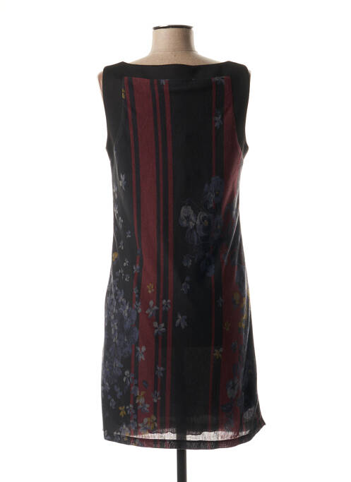 Robe mi-longue noir LA FEE MARABOUTEE pour femme