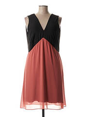 Robe mi-longue marron LA FEE MARABOUTEE pour femme seconde vue