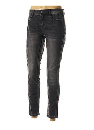 Jeans coupe slim gris STREET ONE femme