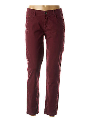 Jeans coupe droite sélection denim taille normale rouge IKKS femme