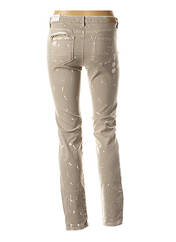 Jeans coupe slim beige SUD EXPRESS pour femme seconde vue