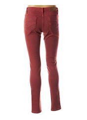 Jeans skinny rouge INDI & COLD pour femme seconde vue