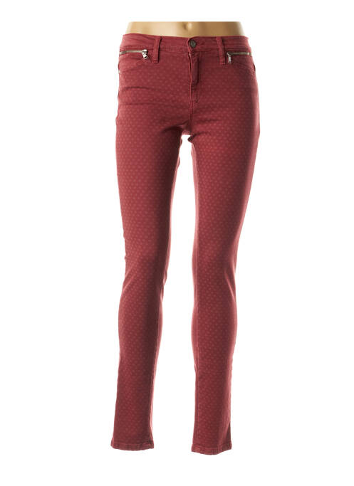 Jeans skinny rouge INDI & COLD pour femme