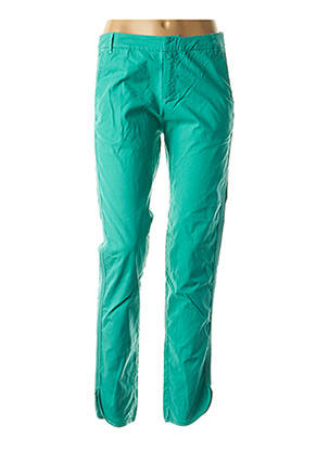 Pantalon slim taille basse taille basse vert I.CODE (By IKKS) femme