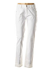 Jeans coupe slim blanc INDI & COLD pour femme seconde vue