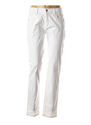 Jeans coupe slim blanc INDI & COLD pour femme
