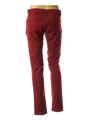 Jeans coupe slim rouge I.CODE (By IKKS) pour femme seconde vue