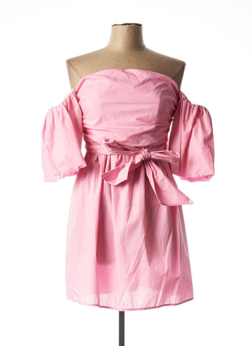 Robe courte rose VICOLO pour femme