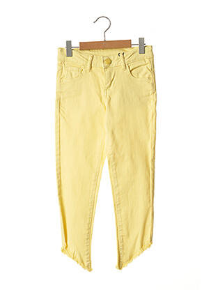 Pantalon slim jaune GUESS pour fille