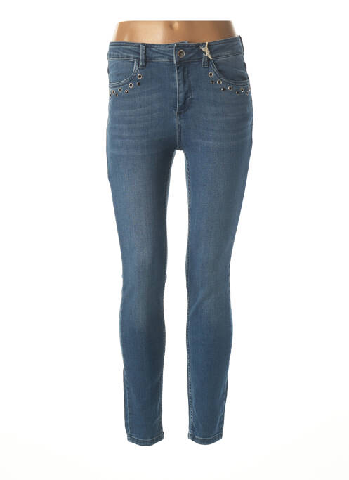 Jeans skinny bleu BSB pour femme