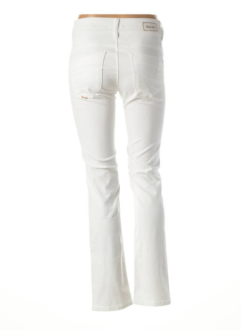 Pantalon slim blanc SALSA pour femme